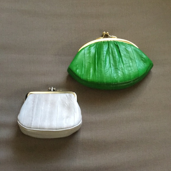 lee sands eel skin coin purse